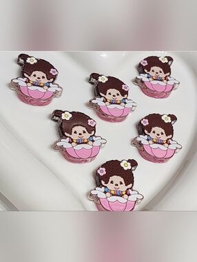 Munch Beads Acrylic 2 Pc Focal Beads Beaded Pen Jewelry Making Crafts Keychain